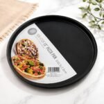 Plaque à Pizza Anti-Adhésive 13" - 32.5 x 1.2 cm