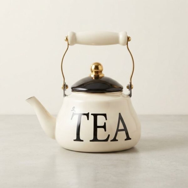 Bouilloire "TEA" Rétro Blanc 1.5L