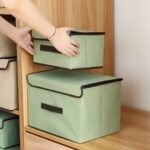 Set de 2 Boîtes de Rangement Pliables