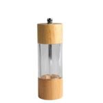 Moulin à Sel et Poivre Transparent en Bois