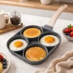 Poêle à Œufs et Pancakes 4 Emplacements
