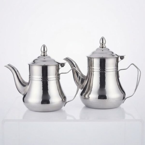Duo de Théières Traditionnelles en Inox
