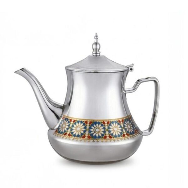 Théière Traditionnelle Décorée en Inox 1,6L