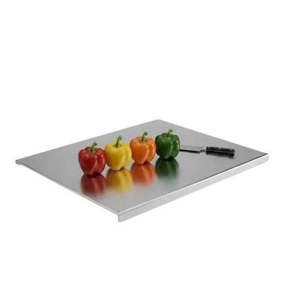 Planche à Découper Inox avec Rebord
