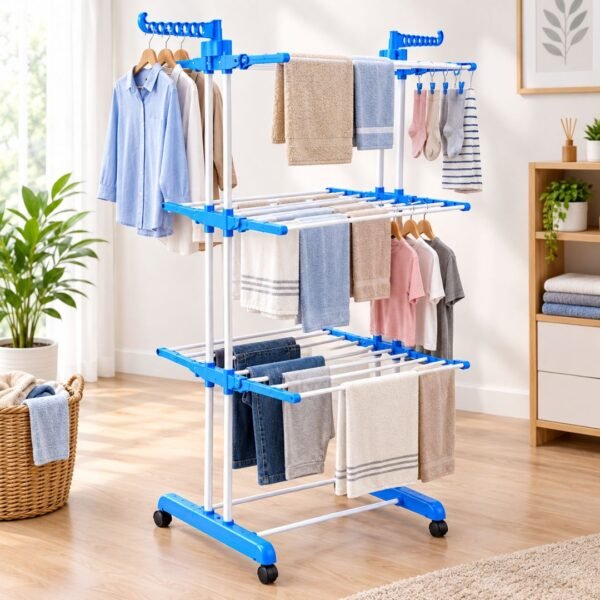 Séchoir à Linge Vertical Renforcé 50kg
